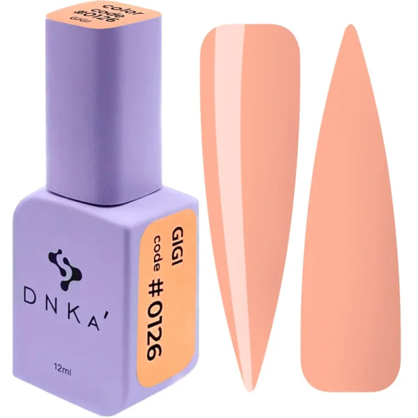 COLOR GEL POLISH "DNKa", 12 ml #0126 Gigi