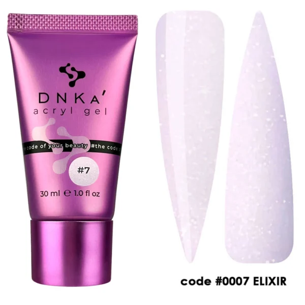 ACRYL GEL (tube) "DNKa", 30 ml #0007 Elixir