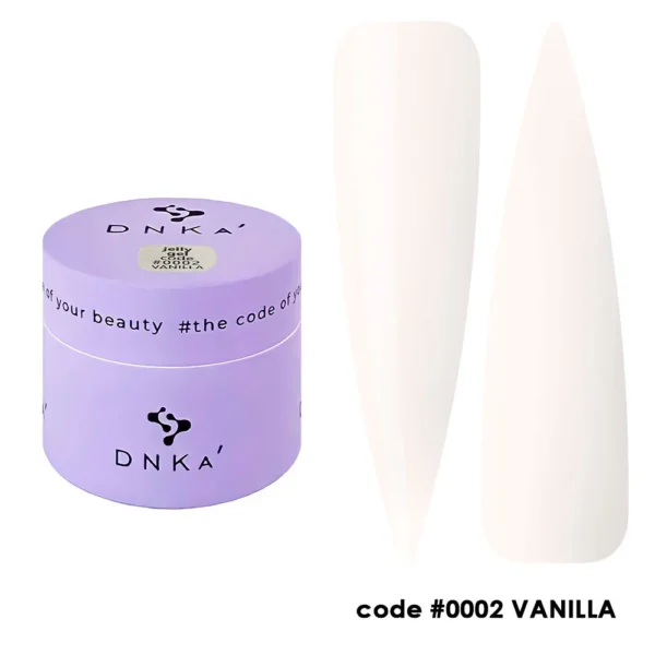 JELLY GEL "DNKa", 15 ml #0002 Vanilla