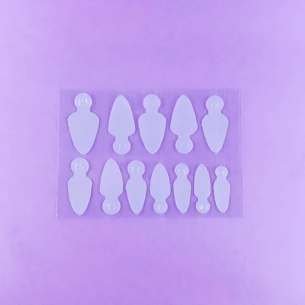 PROFESSIONAL NAIL MOLDS "DNKa", #0002 36pcs