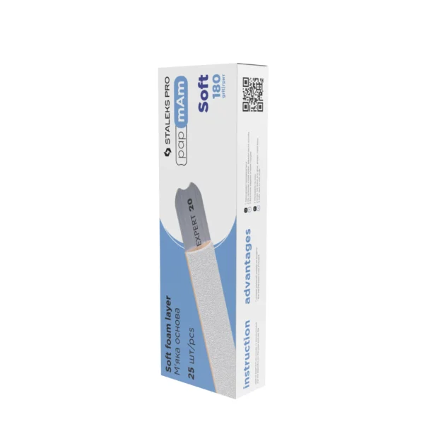 Limas desechables con espuma Staleks Expert 25 ud.