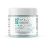 Sales de baño con alantoína extracto de té verde y romero SHELLY 550 g