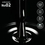 Gel polish 02 Ultra Black Shelly 12 ml - Imagen 2