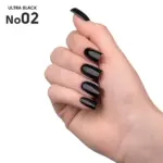 Gel polish 02 Ultra Black Shelly 12 ml - Imagen 3
