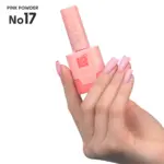 Gel polish 17 Pink Powder Shelly 12 ml - Imagen 3