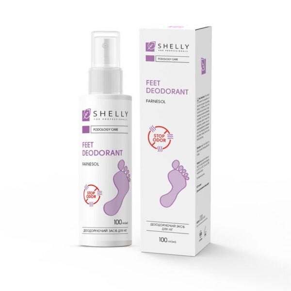 Desodorante para pies de acción prolongada con farnesol SHELLY 100 ml
